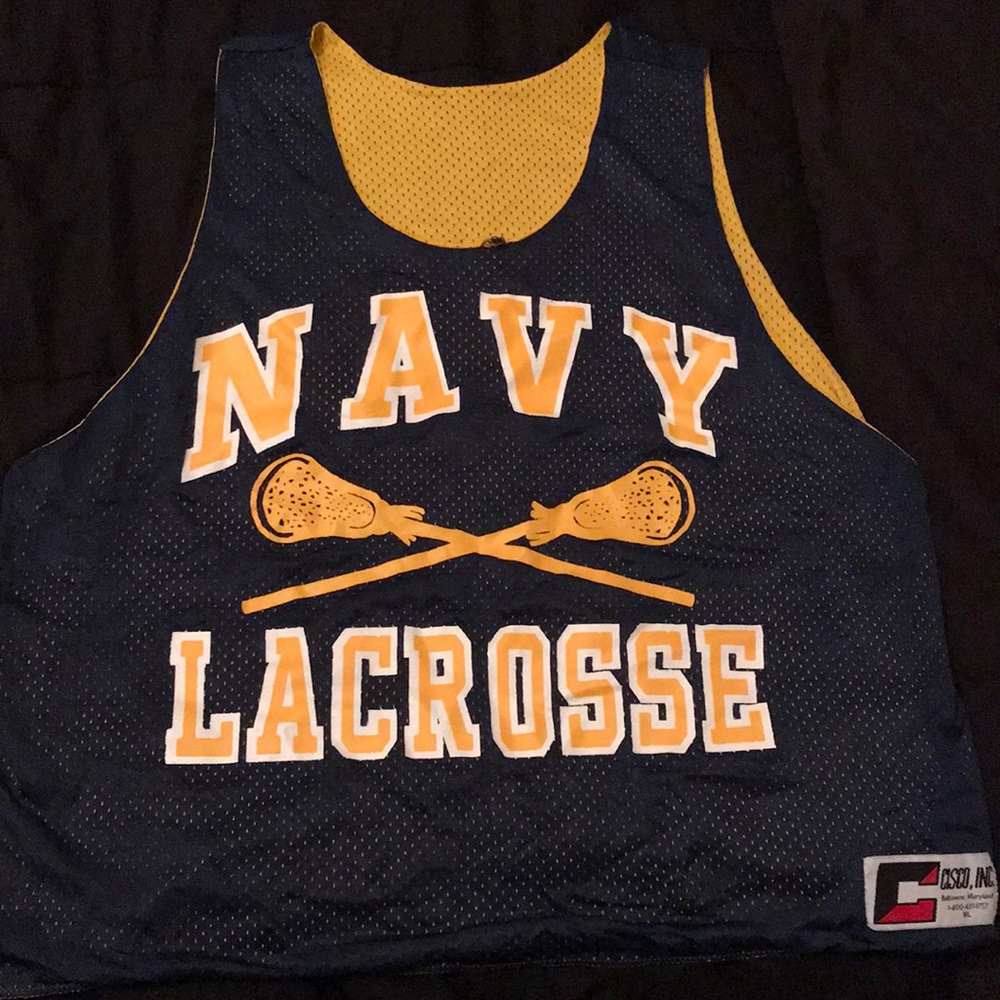 Navy lacrosse pinny